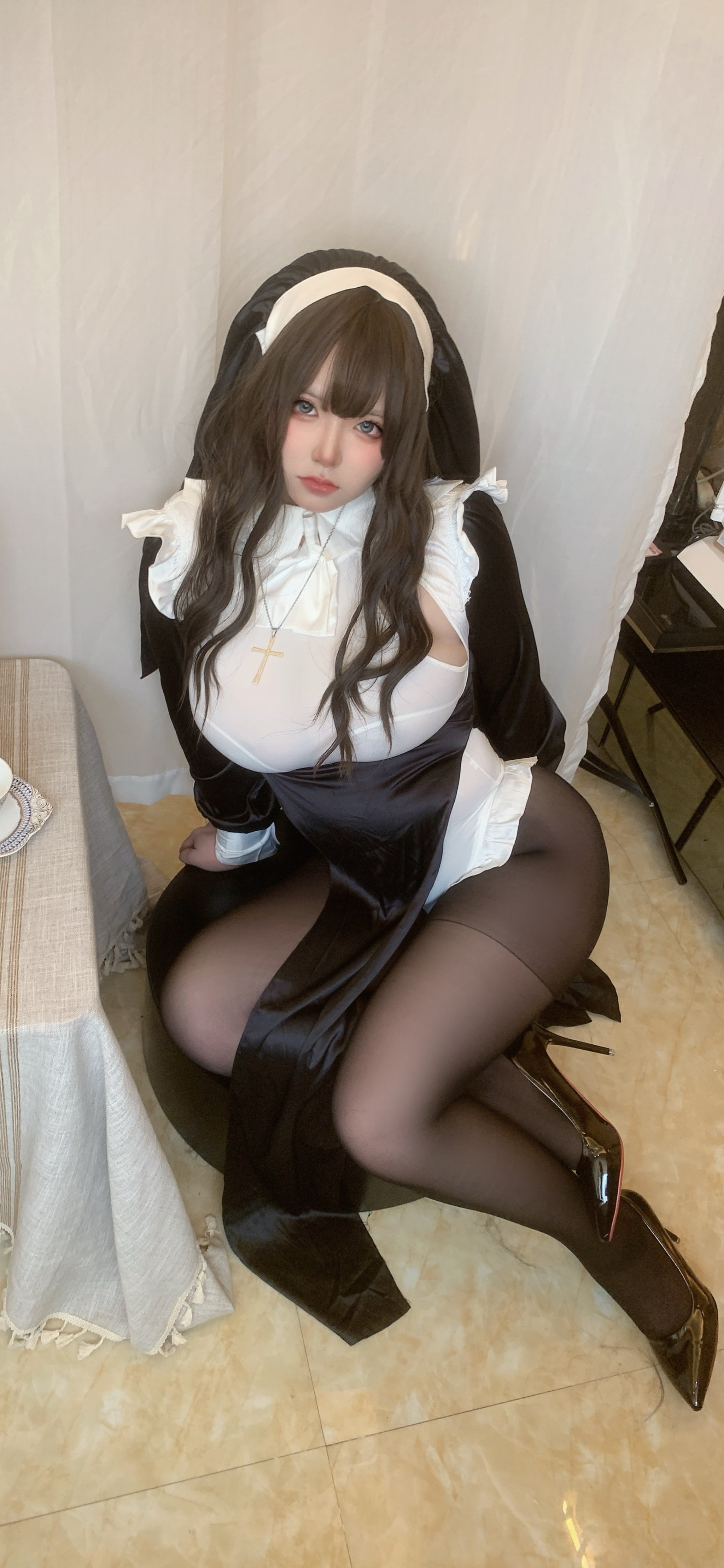 图片[1]-miko酱ww – NO.027 修女[41P]-XikXak